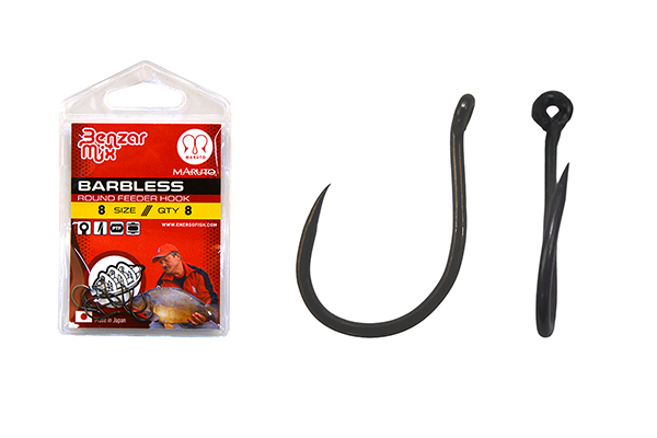 Benzar Barbless Round Feeder Horog 8db/csomag
