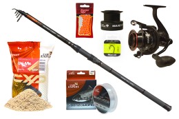 Carp Expert Silver Carp Power Tele Busázó Praktikus Tele Szett Etetőanyaggal