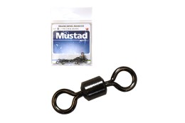 Mustad Rolling Swivel Round EYE Black Nickel Forgó