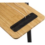 ÁLLVÁNY TRAINING DESK SZÁMÍTÓGÉP/TABLET-TARTÓ FÖLDRE BICAJ ELÉ FA/FEKETE{2/4} - Image 4