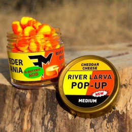 Feedermánia River Larva Pop-Up Cheddar Cheese - Medium