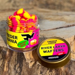 Feedermánia River Larva Wafters Cheddar Cheese - Medium