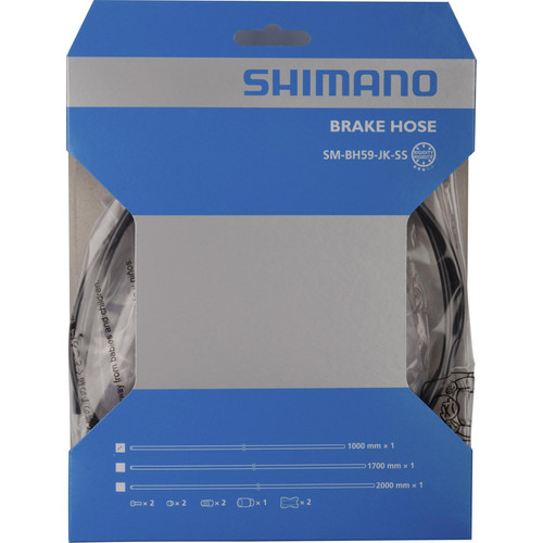FÉKHEZ OLAJVEZETÉK 100CM SMBH59-SS J-KIT SZEMBŐL-SZEMBE