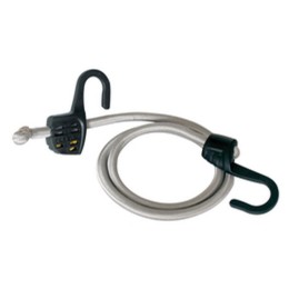 GUMIPÓK BUNGEE ÁLLÍTHATÓ HOSSZ/FORDITOTT STEELCOR KAMPÓ 15-150CM EZÜST {6/4}