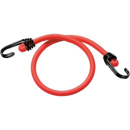 GUMIPÓK BUNGEE FORDITOTT ACÉL KAMPÓ 60CM/9,5MM PIROS {10/4}