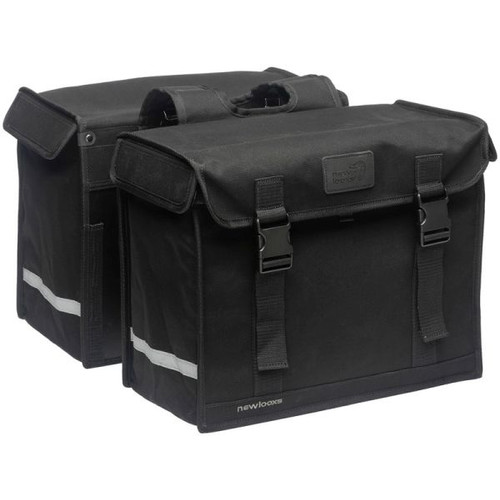 KERÉKPÁROS TÁSKA NEWLOOXS CAMPING DUPLA BASIC FEKETE 66L 43X35X22CM(X2)
