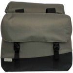 KERÉKPÁROS TÁSKA NEWLOOXS JOLI DUPLA OSLO FEKETE/ZÖLD 37L 38X18X29CM(X2)