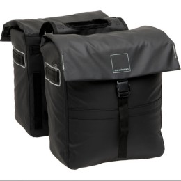KERÉKPÁROS TÁSKA NEWLOOXS LEEDS DUPLA FEKETE 38L 33X18X38CM(2X)