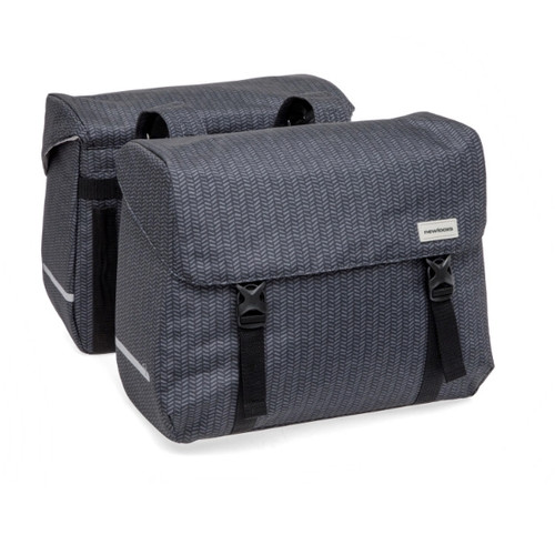 KERÉKPÁROS TÁSKA NEWLOOXS MONDI JOY DUPLA NIMA FEKETE 38L 39X18X32CM(X2)