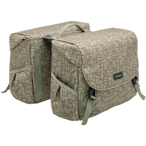 KERÉKPÁROS TÁSKA NEWLOOXS MONDI JOY DUPLA RT IVY DIÓ 38L 37X26X32CM(X2)