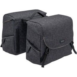 KERÉKPÁROS TÁSKA NEWLOOXS MONDI JOY DUPLA RT IVY FEKETE 38L 37X26X32CM(X2)