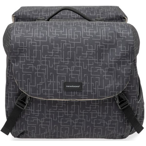 KERÉKPÁROS TÁSKA NEWLOOXS MONDI JOY DUPLA RT IVY FEKETE 38L 37X26X32CM(X2) - Image 2