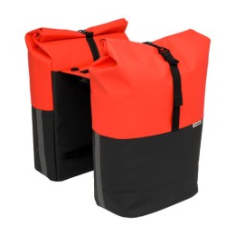 KERÉKPÁROS TÁSKA NEWLOOXS NYBORG MIK DUPLA PIROS/FEKETE 34L 30X17X37CM(X2)