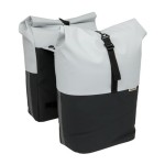 KERÉKPÁROS TÁSKA NEWLOOXS NYBORG MIK DUPLA V.SZÜRKE/FEKETE 34L 30X17X37CM(X2)