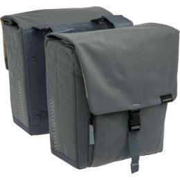 KERÉKPÁROS TÁSKA NEWLOOXS TULUM DUPLA SZÜRKÉSZÖLD 32L 35X17X37CM(X2)