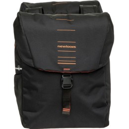 KERÉKPÁROS TÁSKA NEWLOOXS VIGO DUPLA FEKETE/NARANCS 40L 30X19X40CM(2X)