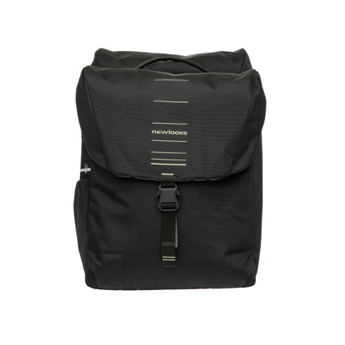 KERÉKPÁROS TÁSKA NEWLOOXS VIGO DUPLA MIK2 FEKETE/ZÖLD 40L 30X19X40CM(2X)