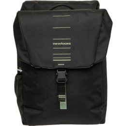 KERÉKPÁROS TÁSKA NEWLOOXS VIGO DUPLA RT2 FEKETE/ZÖLD 40L 30X19X40CM(2X)