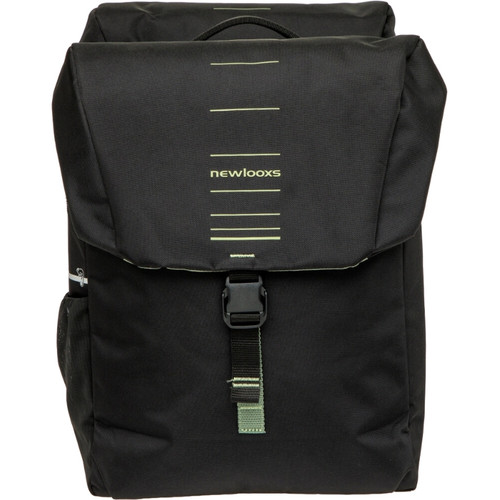 KERÉKPÁROS TÁSKA NEWLOOXS VIGO DUPLA RT2 FEKETE/ZÖLD 40L 30X19X40CM(2X)