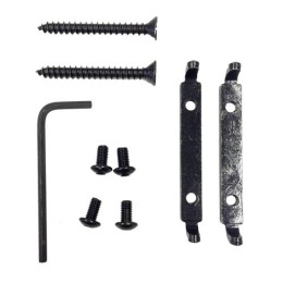 KERÉKPÁRTARTÓHOZ FEEDBACK TOLDÓ KIT CSAVAROK+LEMEZ VELO WALL 2DHEZ FEKETE{3/4}