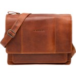 KÉZITÁSKA NEWLOOXS FELLINI LEATHER KONYAK 18L 40X15X32CM