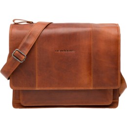 KÉZITÁSKA NEWLOOXS FELLINI LEATHER KONYAK 18L 40X15X32CM