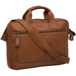 KÉZITÁSKA NEWLOOXS LUKO LEATHER KONYAK 10L 42X6X30CM