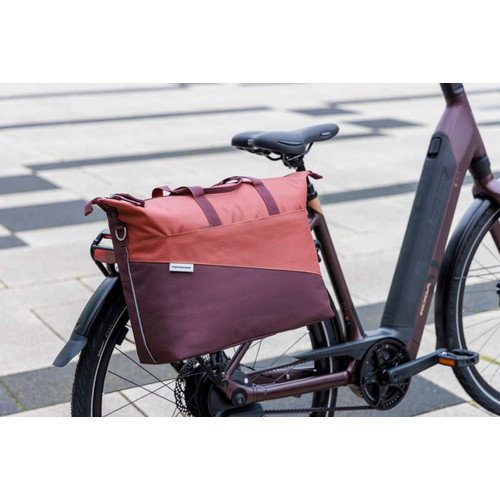 KÉZITÁSKA NEWLOOXS TENDO OSLO BURGUNDI/ROZSDA 21L 44X18X34CM - Image 3
