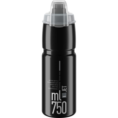 KULACS ELITE JET PLUS BLACK FEKETE/SZÜRKE LOGÓ 750ML 102G{5/4}