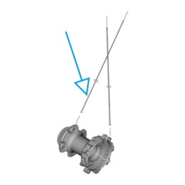 KÜLLŐ WH-R9270-C50-TU-F LEFT HAND SPOKE 269MM