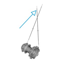 KÜLLŐ WH-R9270-C60-HR-TU-R RIGHT HAND SPOKE261MM