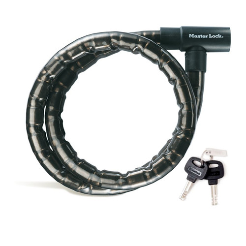 LAKAT MASTER LOCK 8115 QUANTUM GÖRGŐS 120CMx30MM FEKETE {3/4}