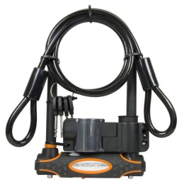 LAKAT MASTER LOCK U-LAKAT SPIRÁLLAL 8274 210 MMx110 MMx13 MM FEKETE {2/4}