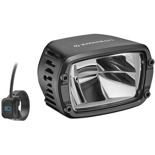 LÁMPA ELSŐ LITEMOVE RXW-2900 KORM 200LUX/2900LMN 12L/3F+KAPCS RXPRO 12V ALU E25