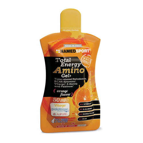 NAMEDSPORT TOTAL ENERGY AMINO GEL narancs 32x50ml gél {2/4}