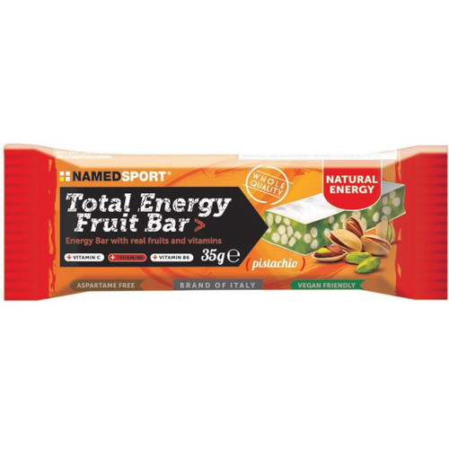 NAMEDSPORT TOTAL ENERGY FRUIT BAR pisztácia 25x35g szelet {2/4}