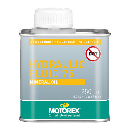 OLAJ TÁRCSAFÉKHEZ MOTOREX HYDRAULIC FLUID 75 ÁSVÁNYI FLAKONOS 250ML 1DB {10/4}