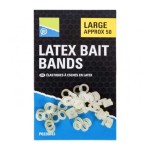 Preston Latex Bait Bands - Large, szilikonkarika 50 db/csg