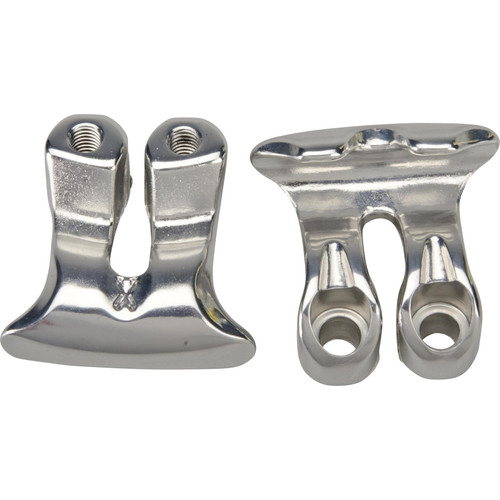 PRO CSEREALKATRÉSZ SEATPOST OS CLAMPS SILVER 8-9MM DUAL BOLT CLAMP