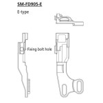 SHIMANO ADAPTER FOR FD MOUNT, SM-FD905-E, E TYPE MOUNT, IND.PACK