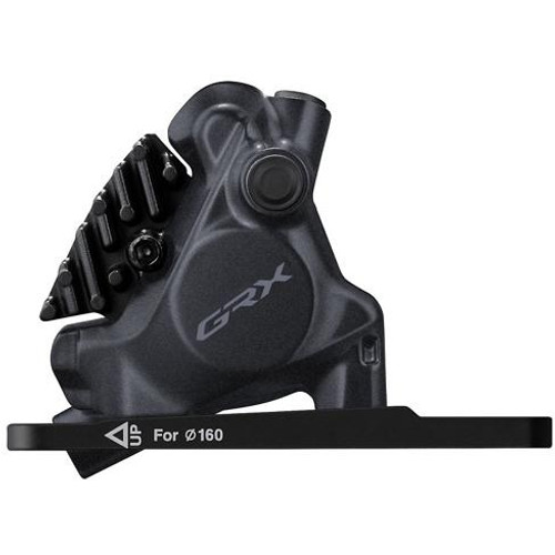 SHIMANO HYDRAULIC DISC BRAKE, BR-RX410, GRX, FRONT, FLAT MOUNT, W/BRACKET FOR 14