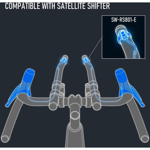 SHIMANO SHIFT/BRAKE LEVER, ST-RX825, GRX, WIRELESS SHIFT/HYDRAULIC DISC BRAKE, L - Image 3