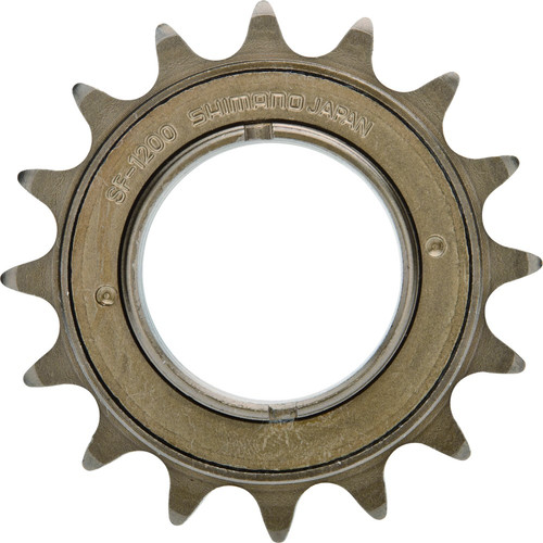 SHIMANO SINGLE FREEWHEEL SPROCKET SF-1200 16T BROWN, IND.PACK