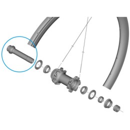 SHIMANO WH-R9270-C50-TU-F HUB AXLE UNIT