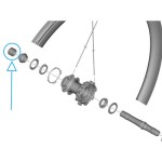 SHIMANO WH-R9270-C50-TU-R LEFT HAND NUT
