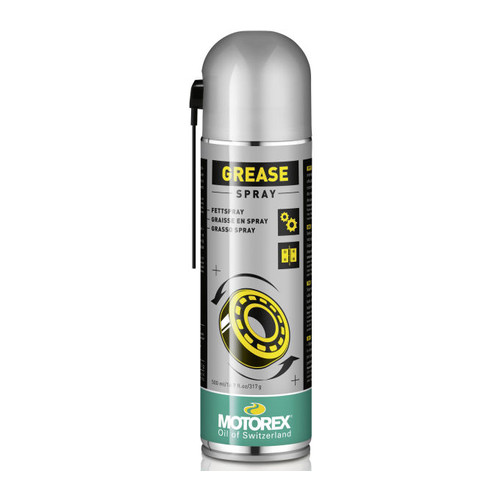 ZSÍRSPRAY MOTOREX GREASE VÍZÁLLÓ ÉS KORRÓZIÓGÁTLÓ SPRAY 500ML 1DB {10/4}