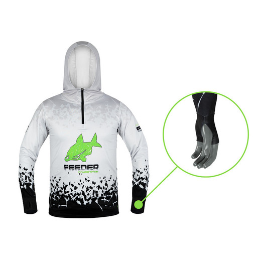 Delphin UV ARMOR 50+ Reaxe kapucnis hosszú ujjú póló L - 3. kép