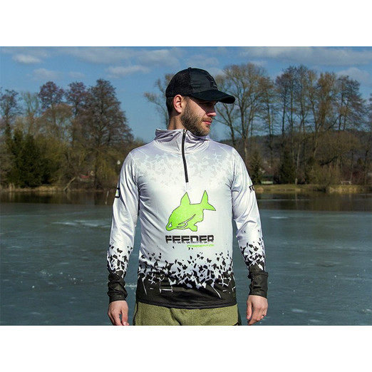 Delphin UV ARMOR 50+ Reaxe kapucnis hosszú ujjú póló L - 7. kép