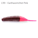 FishUp Tanta Earthworm/Hot Pink 2,5 (61mm), color:139, 8db; plasztik csali