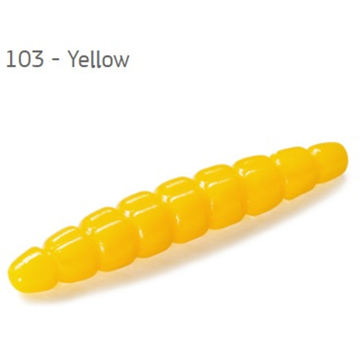 Fishup Morio Yellow 30mm, color:103, 12db; plasztik csali